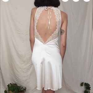 Ivory vintage slip/nightgown designed in France